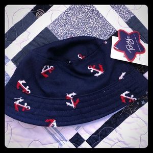 Baby Boy Anchor Sun Hat